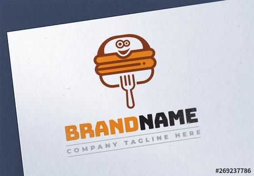 Graphic Fast Food Logo Layout Design - 269237786