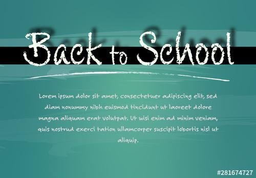 Back to School Banner Layout - 281674727