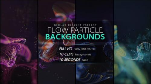 Videohive - Flow Particles Backgrounds - 23711591