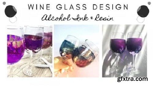 How to Make Dazzling Wine Glasses with Alcohol Inks | No Tumbler Needed!