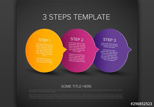Three Steps Instruction Layout - 290852523
