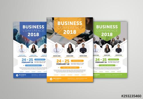 Business Conference Flyer Layout - 293235460