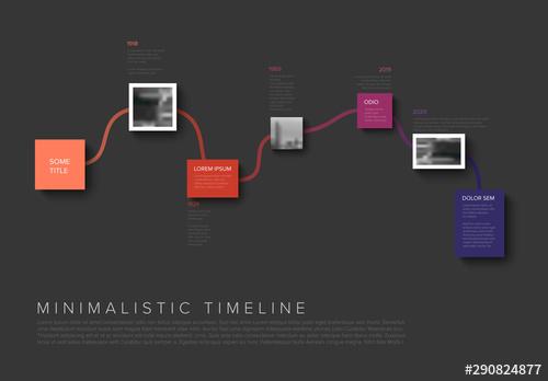Minimalist Timeline Infographic - 290824877
