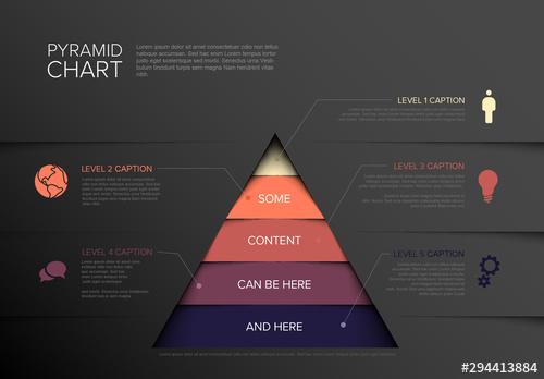Pyramid Info Chart Diagram Layout - 294413884