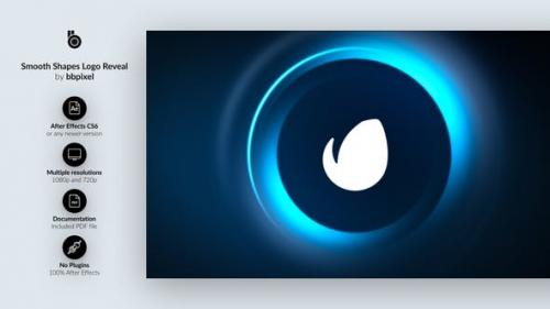 Videohive - Smooth Shapes Logo Reveal - 16181541