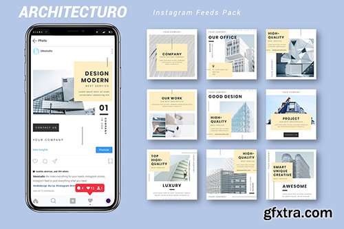 Architecturo - Instagram Feeds Pack