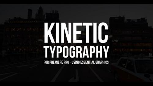 Videohive - 100 Kinetic Titles - 21780143