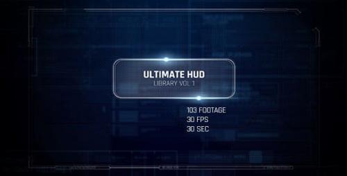 Videohive - 103 Footage Hud Pack/ Circles/ Lines/ Markers and Call-outs/ Text Placeholder/ Interface and UI - 19339752