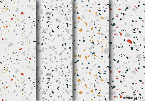 Multicolored Terrazzo Patterns - 296814212