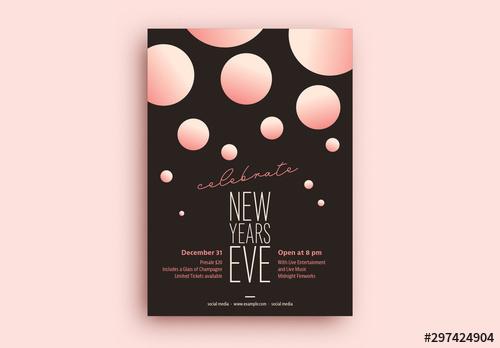 New Years Eve Party Flyer Layout - 297424904
