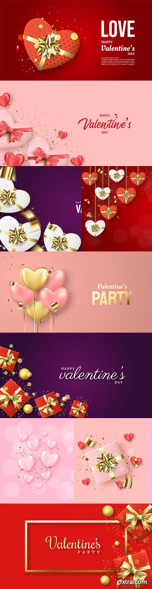 Valentine\'s Day romantic elements decorative illustrations 18