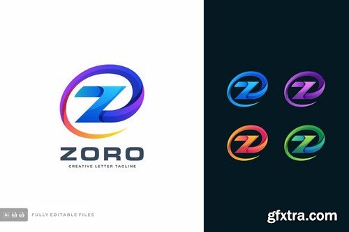 Letter Z Color Logo Template