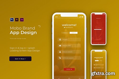 Mobo Login & Sign Up | App Template