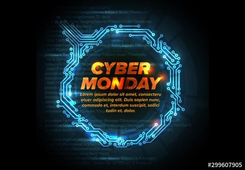 Cyber Monday Post Layout - 299607905
