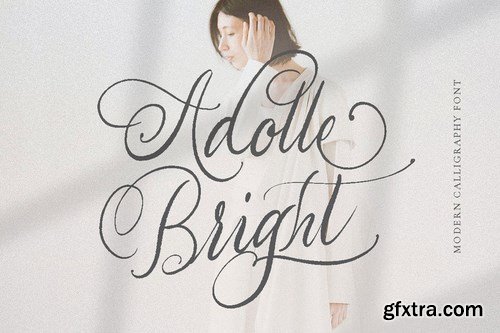 Adolle Bright - Modern Calligraphy Signature Logo