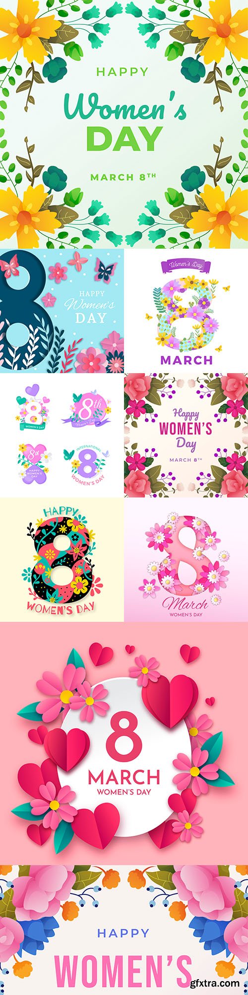 March 8 Women\'s Day illustration design concept 3