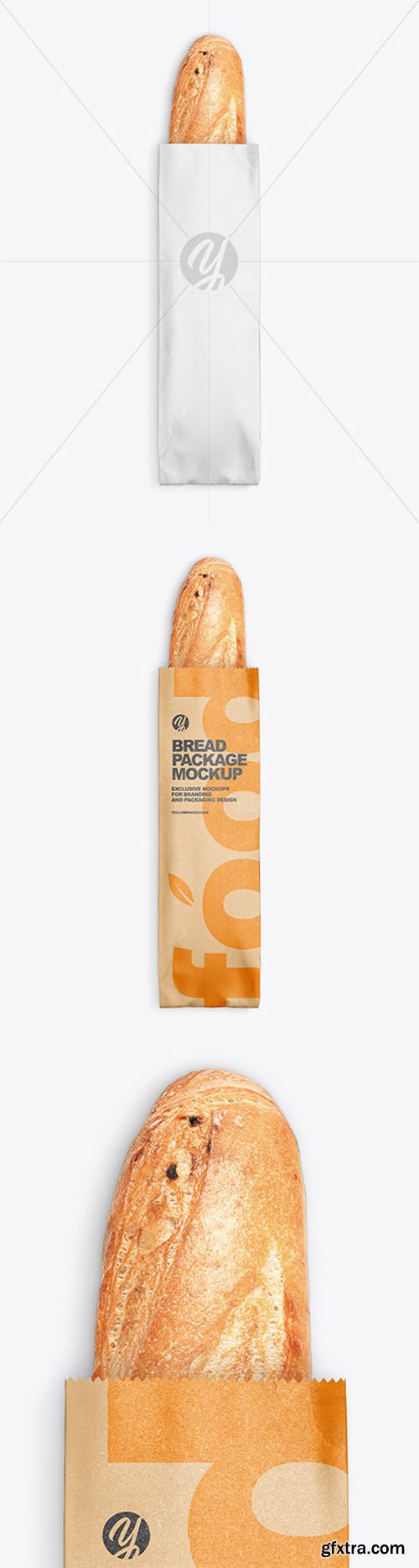 Kraft Package w/ Bread Mockup 52260