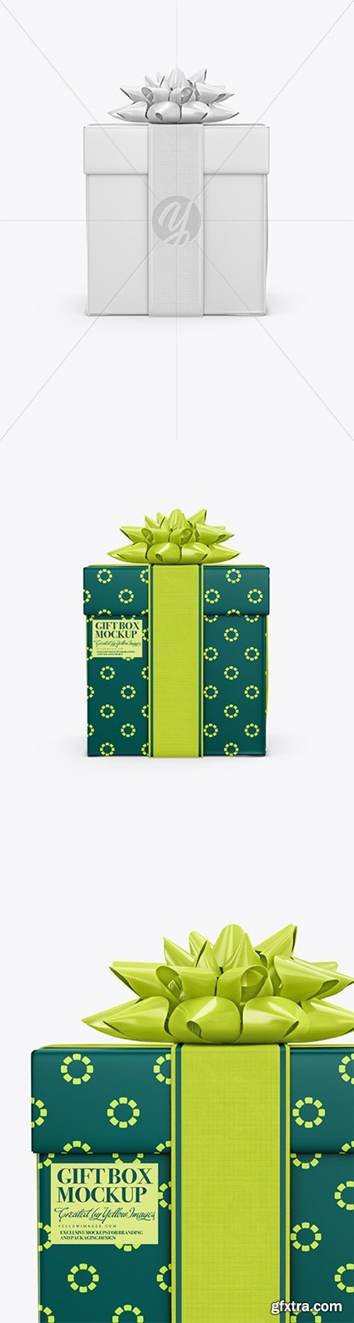 Matte Gift Box Mockup 52276