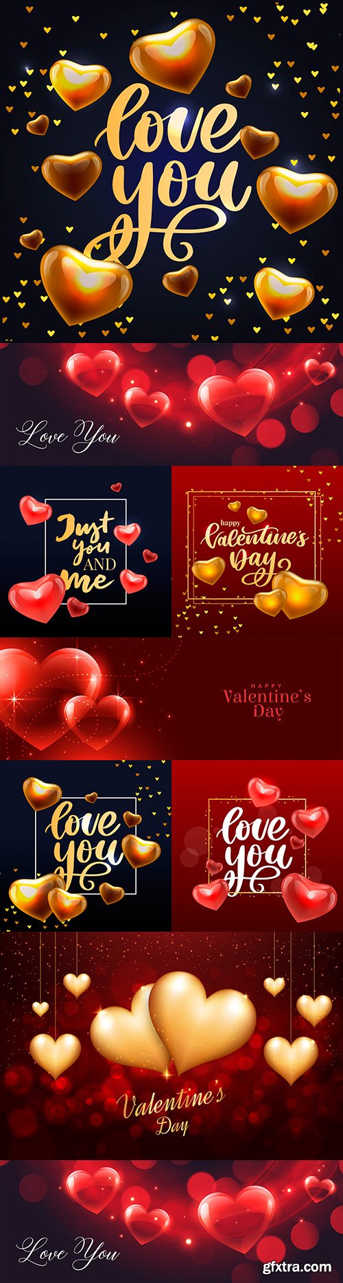 Valentine\'s Day romantic elements decorative illustrations 19