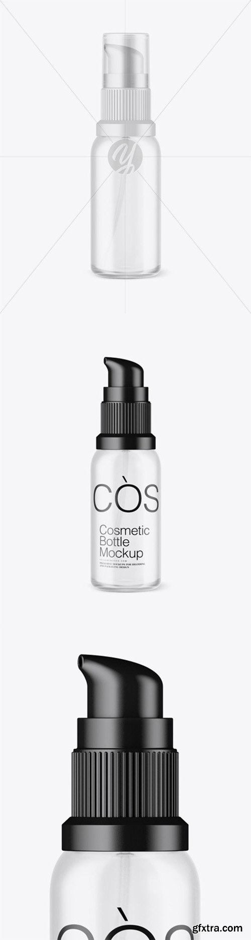 Frosted Cosmetic Bottle Mockup 52352