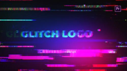 Videohive - Glitch Logo Mogrt - 22871341