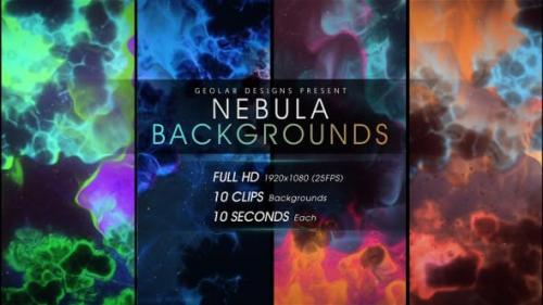 Videohive - Nebula Backgrounds - 24259400