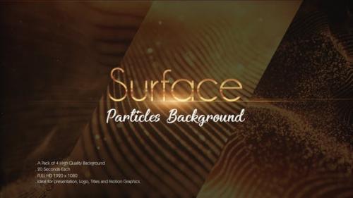 Videohive - Surface Particles Backgrounds Pack - 21999937