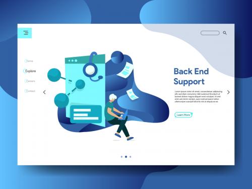 Landing Page Back End Support