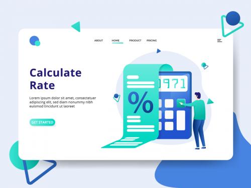 Landing Page Calculate Rate