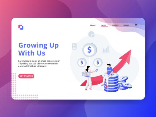 Landing Page Growing Up With Us