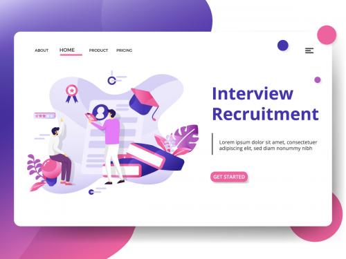 Landing Page Interview Recruitment