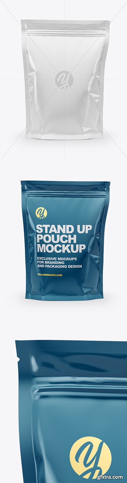Glossy Stand Up Pouch Mockup 52292