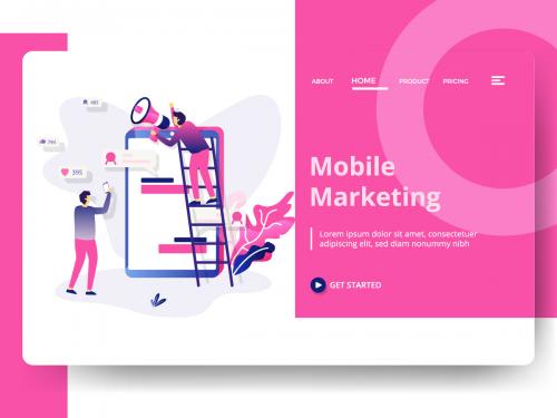 Landing Page Mobile Marketing