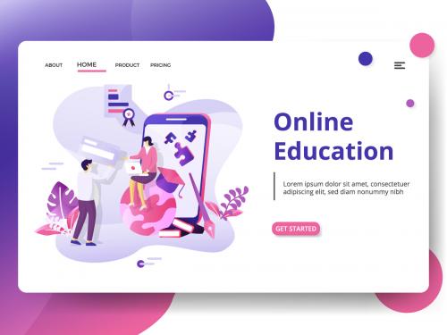 Landing Page Online Education
