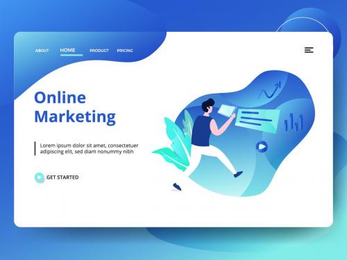 Landing Page Online Marketing
