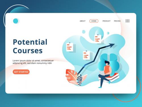 Landing Page Potential Courses
