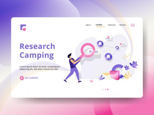 Landing Page Research Camping
