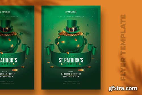 Saint Patrick\'s Day Party Flyer