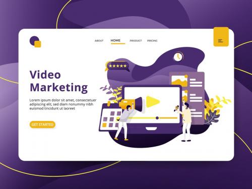 Landing page Video Marketing