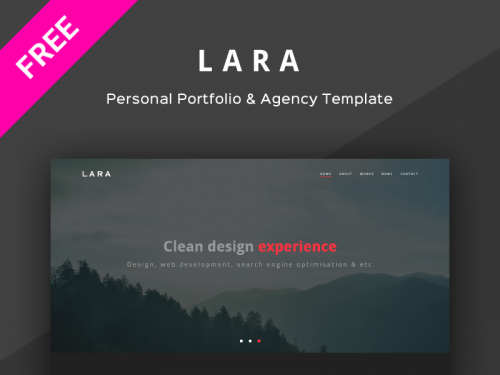 Lara | Personal portfolio & agency template