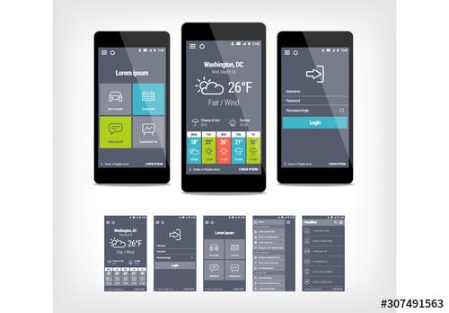Mobile User Interface Layout - 307491563