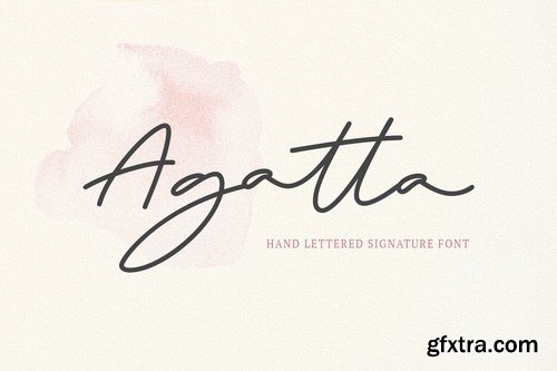 Agatta Signature Font