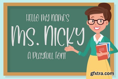 Mr. Nicky - A Playful Font