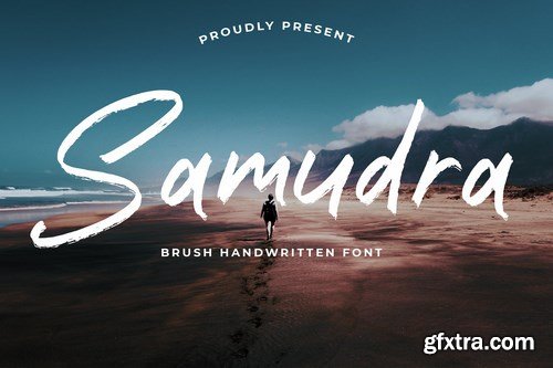 Samudra Brush Handwritten font