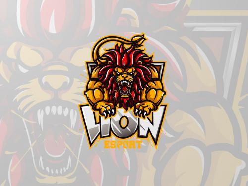 Lion Esport logo design