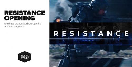 Videohive - Resistance | Show Opening Title Sequence - 21475170
