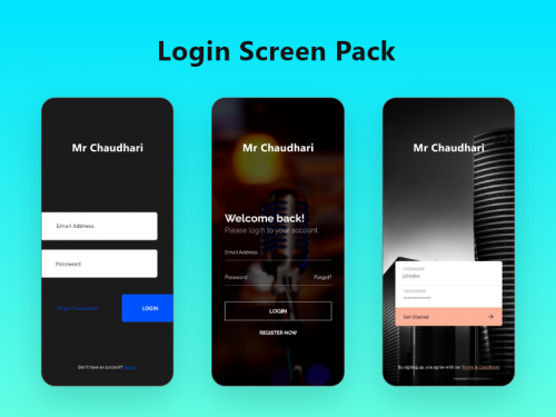 Login Screen Pack
