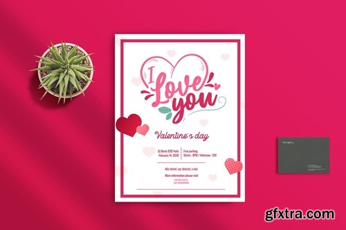 Valentine Flyer Template 1