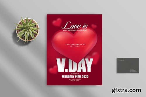 Valentine Flyer Template 2