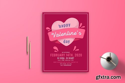 Valentine Flyer Template 5